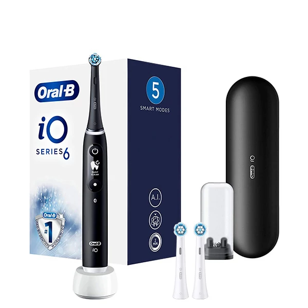 Зубная щетка Oral-B iO 6 (iOM6.1B6.3DK) Black (3 нас.) ЕС