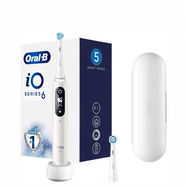 Электрическая зубная щетка Oral-B iO 6 White (2 нас.) ЕС