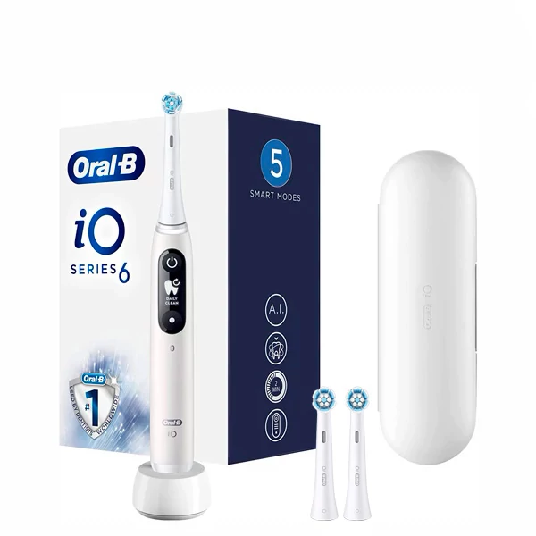 Электрическая зубная щетка Oral-B iO 6 White (3 нас.) ЕС