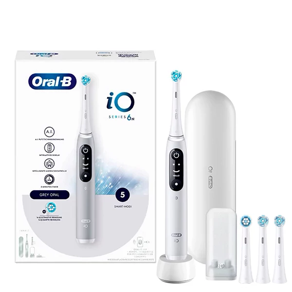 Электрическая зубная щетка Oral-B iO 6N Grey Opal (4 нас.)
