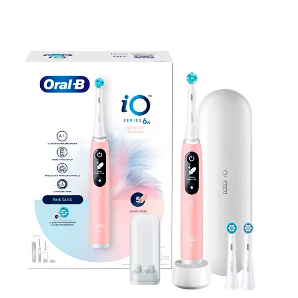 Электрическая зубная щетка Oral-B iO 6N Pink (3 нас.) ЕС