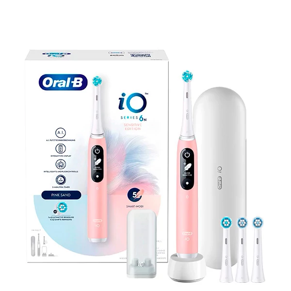 Электрическая зубная щетка Oral-B iO 6N Pink (4 нас.) ЕС