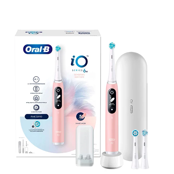 Электрическая зубная щетка Oral-B iO 6N Pink (3 нас.)