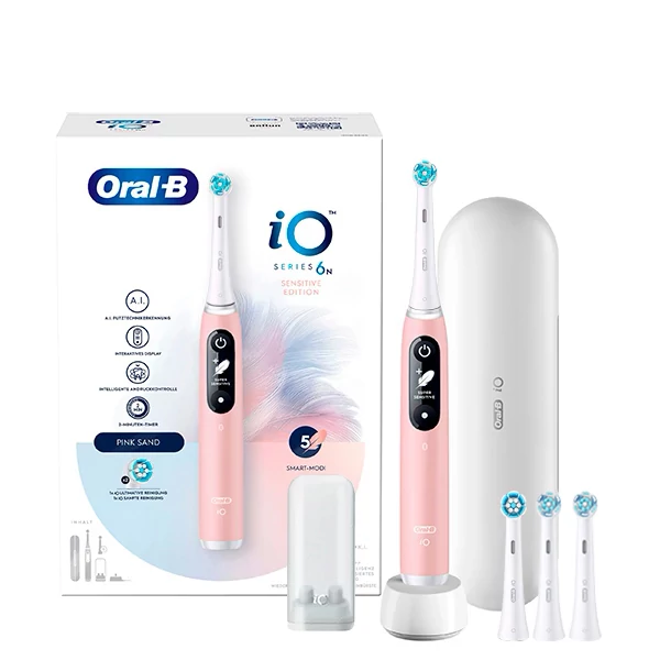 Электрическая зубная щетка Oral-B iO 6N Pink (4 нас.)