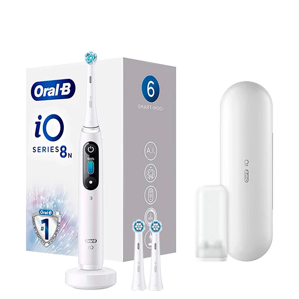 Электрическая зубная щетка Oral-B iO 8N White Alabaster (3 нас.) ЕС