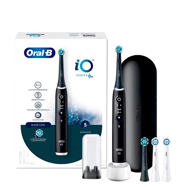 Электрическая зубная щетка Oral-B iO 6N Black (4 нас.) ЕС