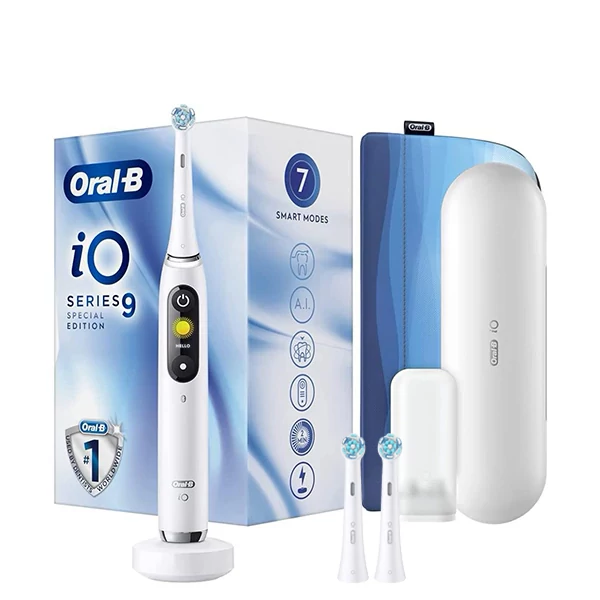 Электрическая зубная щетка Oral-B iO 9 Special Edition White (3 нас.)