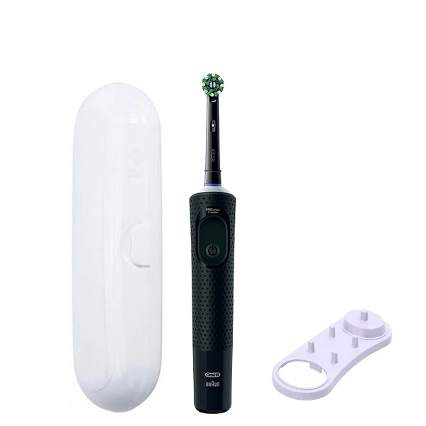 Электрическая зубная щетка Oral-B D103 Vitality Pro Cross Action CleanMaximiser Black + Подставка и футляр