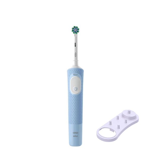 Электрическая зубная щетка Oral-B D103 Vitality Pro Cross Action CleanMaximiser Blue + Подставка