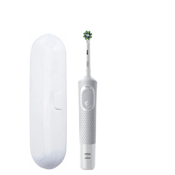 Электрическая зубная щетка Oral-B D103 Vitality Pro Cross Action CleanMaximiser White + Футляр ЕС