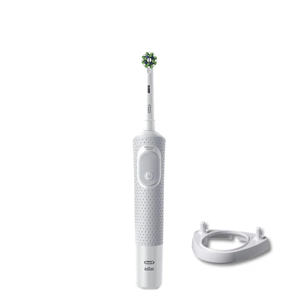 Электрическая зубная щетка Oral-B D103 Vitality Pro Cross Action CleanMaximiser White + Подставка рожок ЕС