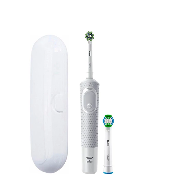 Электрическая зубная щетка Oral-B D103 Vitality Pro Cross Action CleanMaximiser White (2 нас.) + Футляр ЕС