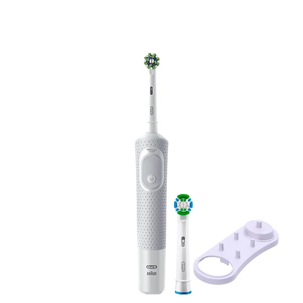 Электрическая зубная щетка Oral-B D103 Vitality Pro Cross Action CleanMaximiser White (2 нас.) + Подставка
