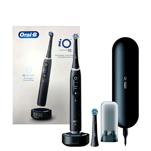 Электрическая зубная щетка Oral-B iO 10 (iOM10.2Q4.2AD) Cosmic Black Professional Edition (2 нас.)