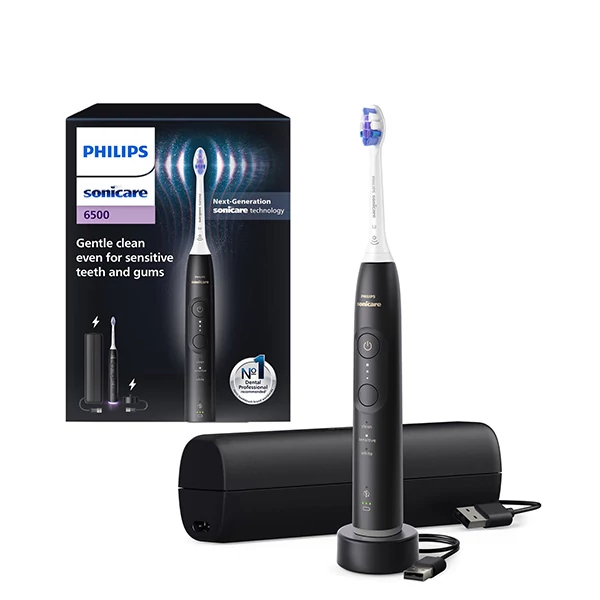 Электрическая зубная щетка Philips Sonicare 6500 Series HX7411/02 Black
