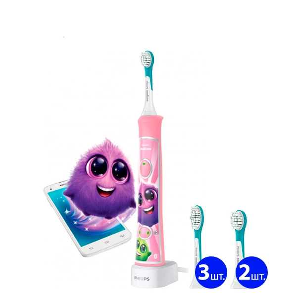Зубная щетка Philips Sonicare HX6352/42 For Kids с Bluetooth (6 нас.)