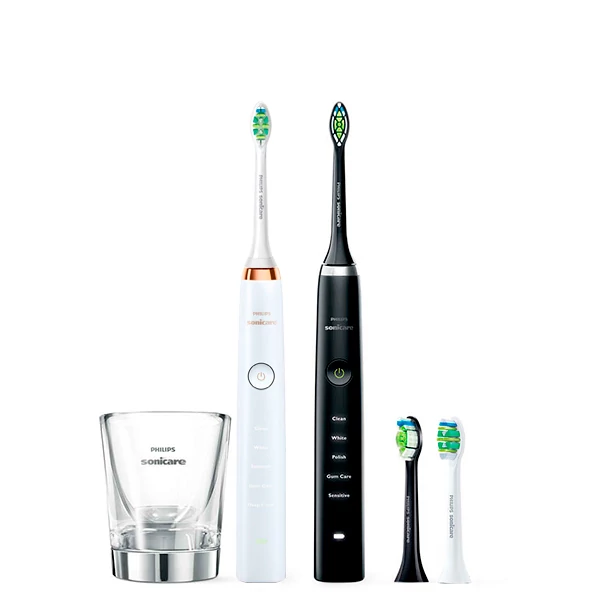 Зубная щетка Philips Sonicare HX9334/41 DiamondClean White-Black Light ЕС