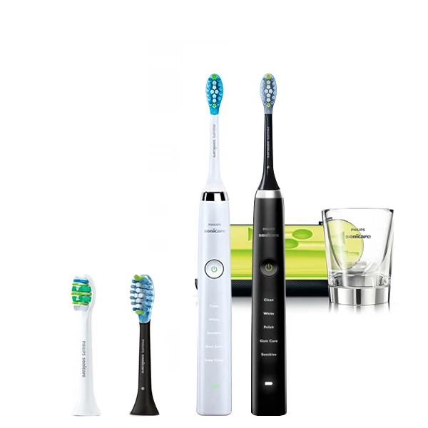 Зубная щетка Philips Sonicare HX9339/89 Diamond Clean White+Black (4 нас.) ЕС