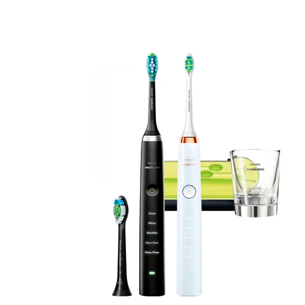 Зубная щетка Philips Sonicare HX9359/89 Diamond Clean Black+Gold Rose (3 нас.) ЕС