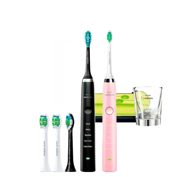 Зубная щетка Philips Sonicare HX9359/89 Diamond Clean Black+Pink (5 нас.) ЕС