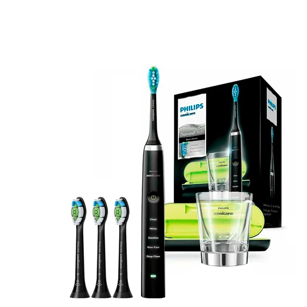 Зубная щетка Philips Sonicare HX9359/89 Diamond Clean Black Edition (4 нас.) ЕС