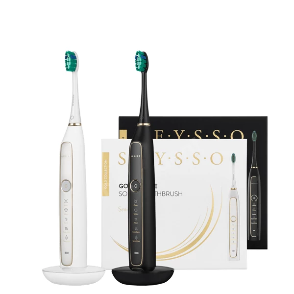 Зубные щетки Seysso Gold White+Black Семейный набор ЕС
