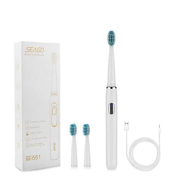 Зубная щетка Seago SG-551 Mini White Звуковая