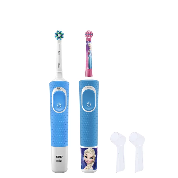 Зубная щетка Vitality D100 + D100 Kids Girl с колпачками