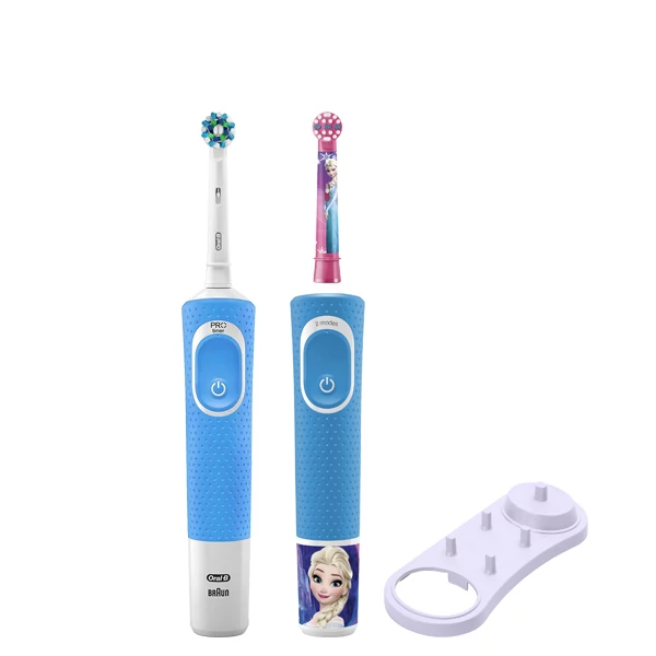 Зубная щетка Vitality D100 + D100 Kids Girl с подставкой