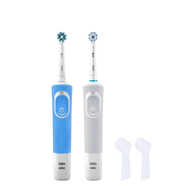  Зубная щетка Vitality D100 + Junior 6+ с колпачками