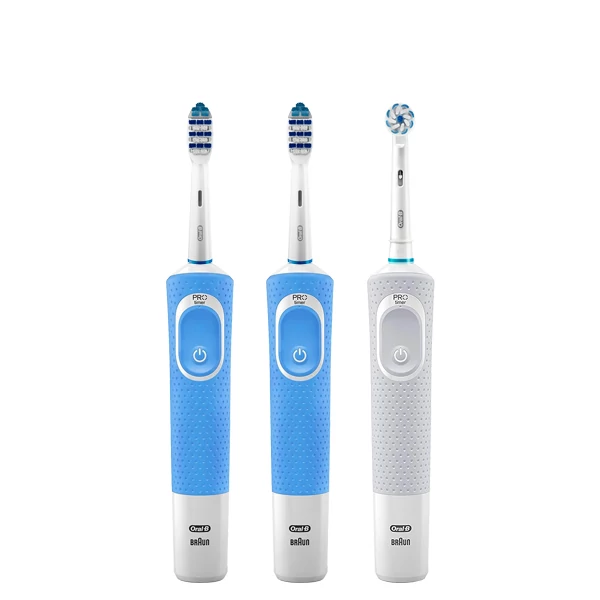 Зубные щетки Vitality D100 Blue + D100 Junior white 3 в 1 ЕС