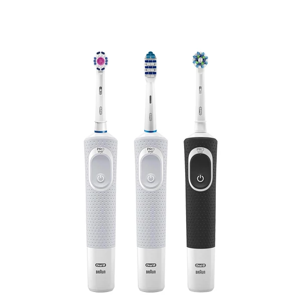 Зубные щетки Vitality D100 White + D100 Black 3 в 1