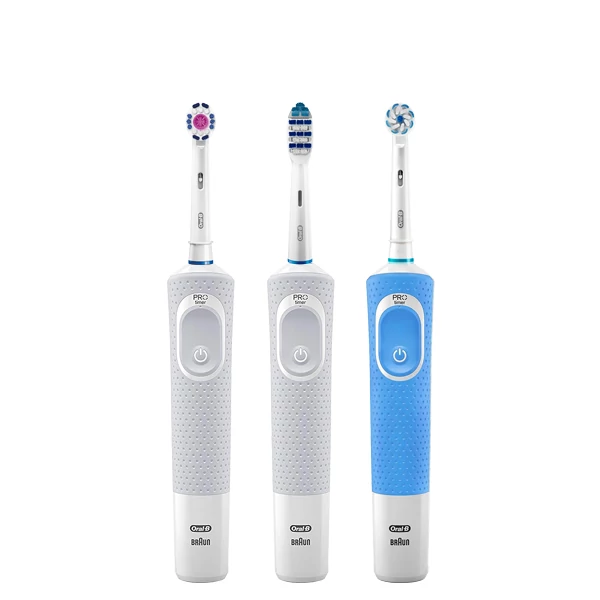 Зубные щетки Vitality D100 White + D100 Junior Blue 3 в 1