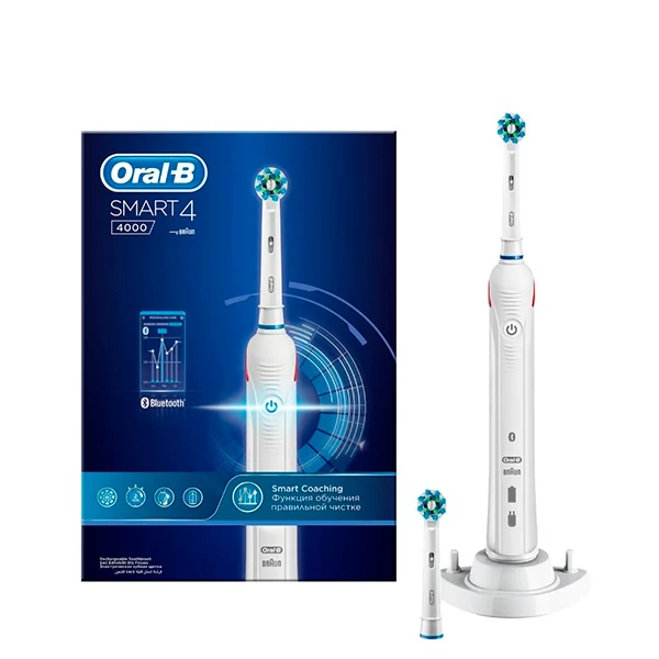Зубная щетка Oral-B D601 Smart 4000N White с Bluetooth