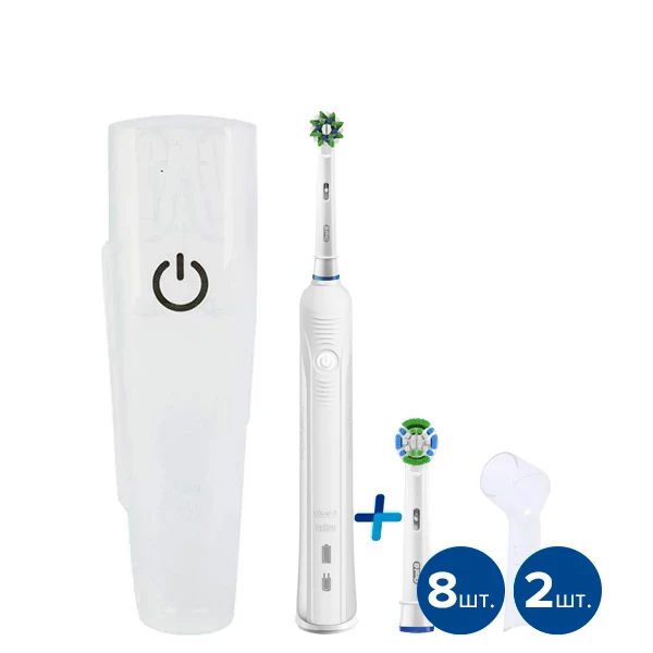 Электрическая зубная щетка Oral-B D16 PRO 700-750 9 нас. + футляр