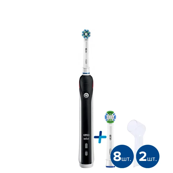 Электрическая зубная щетка Oral-B D16 PRO 500 Black 9 нас. ЕС