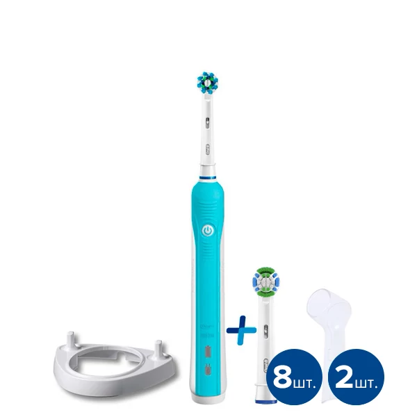 Электрическая зубная щетка Oral-B D16 PRO Blue 9 нас. с подставкой ЕС