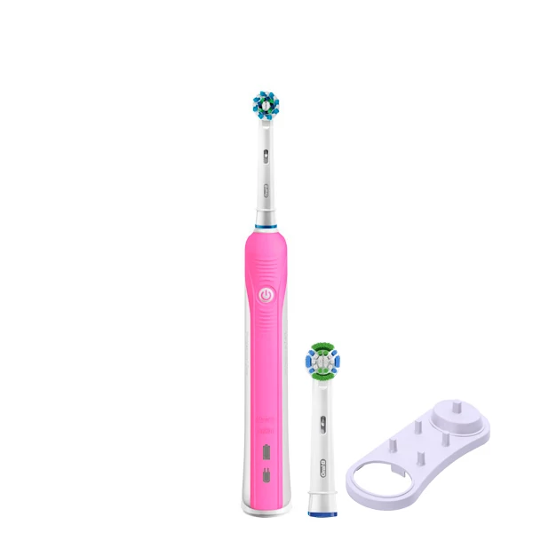 Электрическая зубная щетка Oral-B D16 PRO Pink с подставкой