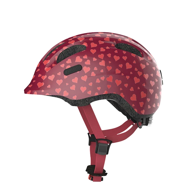 Велосипедный шлем ABUS Smiley 2.0 (869556) Cherry Heart (Размер S 45-50) ЕС