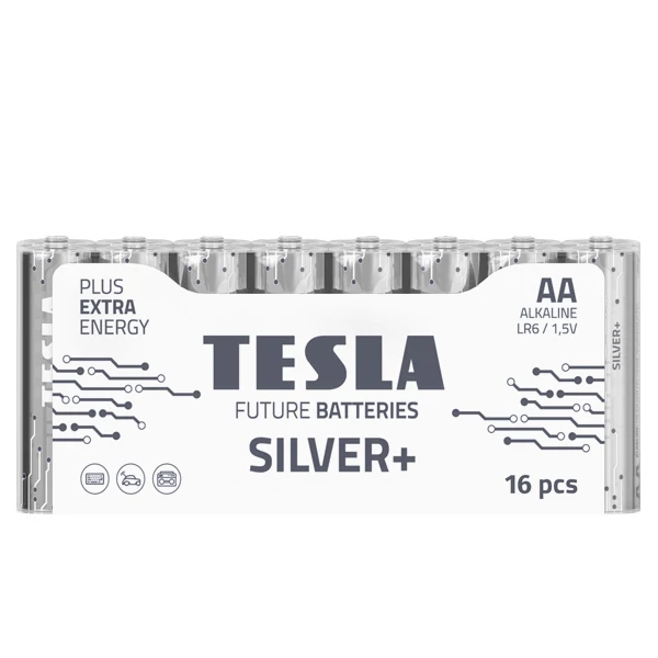 Батарейки Tesla SILVER+ AA (LR06) 1.5V (16 шт.)