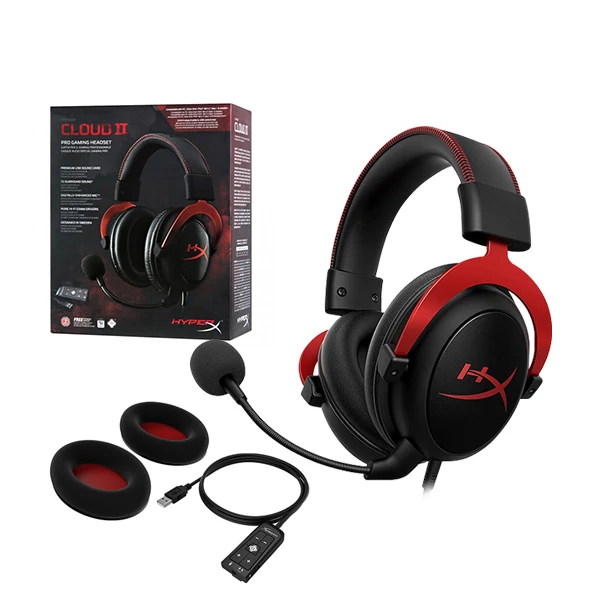 HyperX Cloud II Red KHX HSCP RD 4P5M0AA