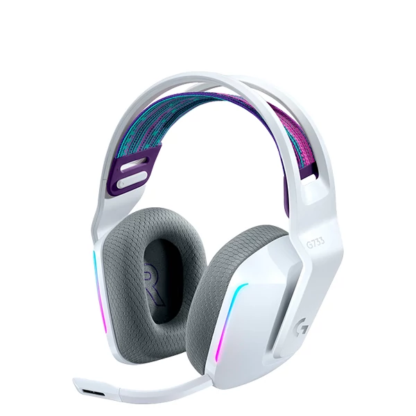 Наушники Logitech G733 Lightspeed Wireless RGB (981-000883) White ЕС