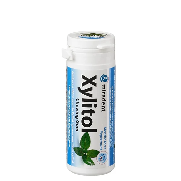 Жевательная резинка Miradent Xylitol Chewing Gum с мятным вкусом (30 шт.) ЕС