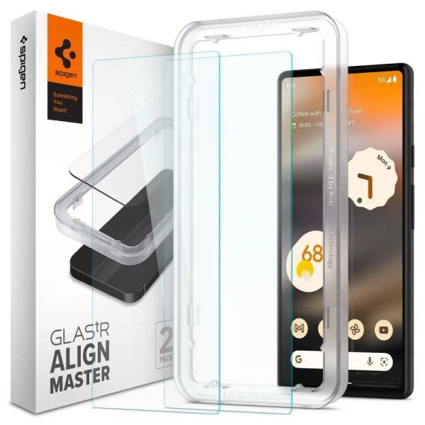SPIGEN ALM GLAS.TR SLIM Закаленное стекло 2-PACK GOOGLE PIXEL 6A