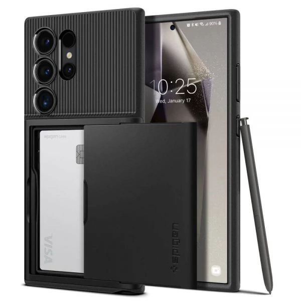 Чехол Spigen Slim Armor Cs Samsung Galaxy S24 Ultra Black Case