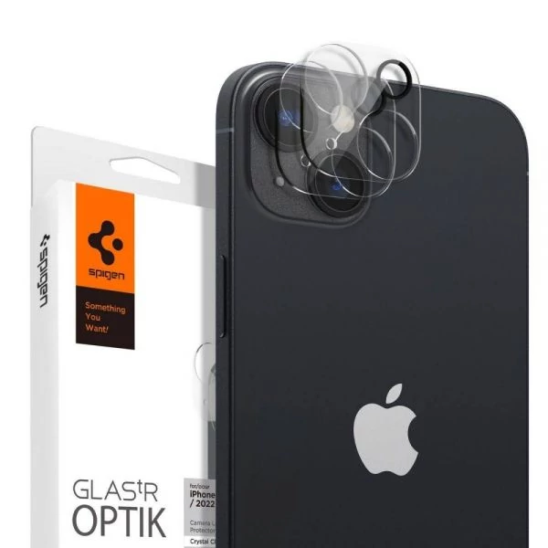 Защитная пленка для камеры Spigen Optik.tr Camera Protector 2-pack IPhone 14/14 Plus Crystal Clear