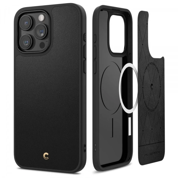 Чехол iPhone 15 Pro Max Spigen Cyrill Kajuk Mag Magsafe Black Case