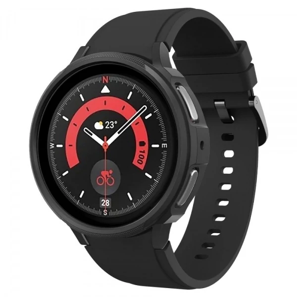 Чехол Spigen Galaxy Watch 5 Pro (45 мм) Liquid Air Matte Black