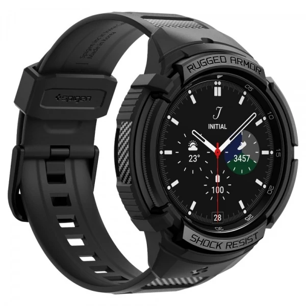 Браслет Spigen Rugged Armor Pro Galaxy Watch 6 Classic (47 мм) Matte Black Case