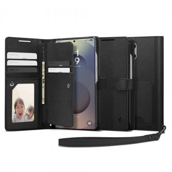 SPIGEN WALLET S GALAXY S25 ULTRA BLACK